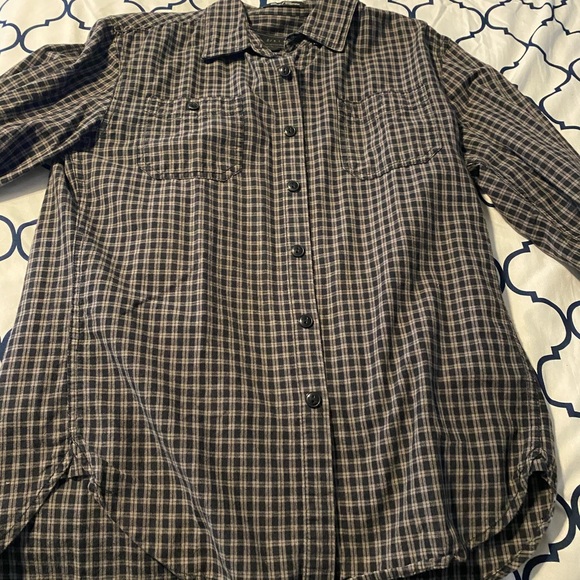 21men medium flannel bottom down shirt - Picture 3 of 4